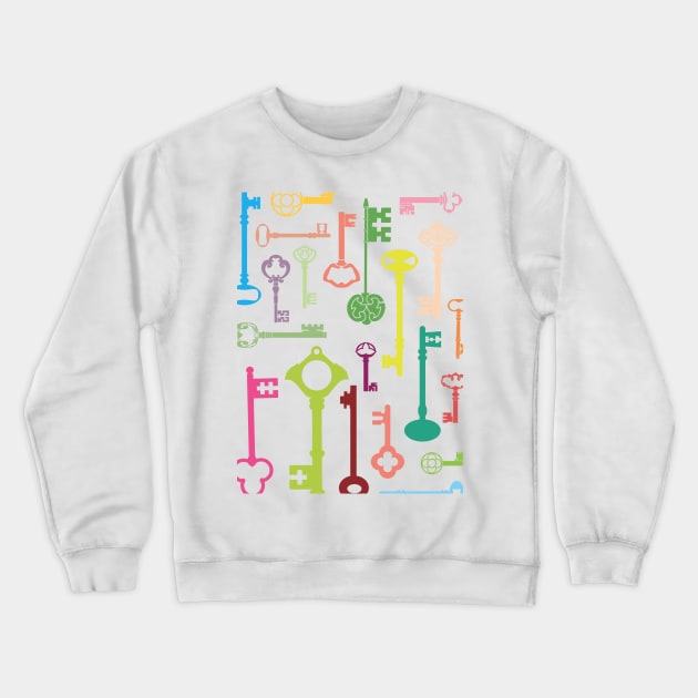 Keys Crewneck Sweatshirt by HalamoDesigns